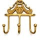 Handcrafted Metal Triple Hook Wall Mount Decorative Utility